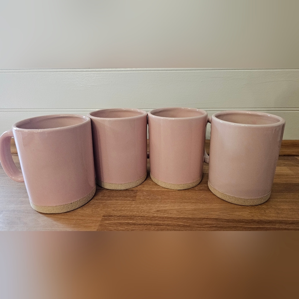 Pink Floral Embossed Mug Set - Picture 5 of 6